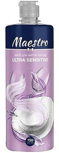 Засіб для миття посуду Maestrо 750мл ULTRA SENSITIVE